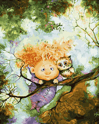 Cartoon Malen nach Zahlen GX29048