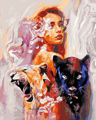 Porträt Malen nach Zahlen GX29050