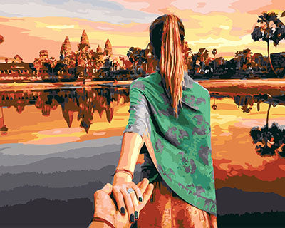 Porträt Malen nach Zahlen GX29063