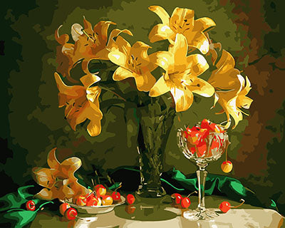 Blume Malen nach Zahlen GX29070