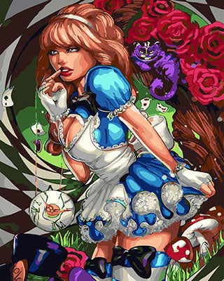 Porträt Malen nach Zahlen GX29074