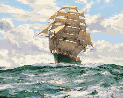 Meereslandschaft Malen nach Zahlen GX29131