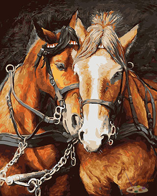 Tier Malen nach Zahlen GX29169