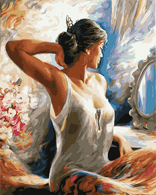 Porträt Malen nach Zahlen GX29199