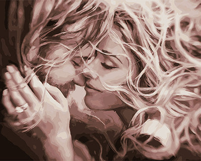 Porträt Malen nach Zahlen GX29248