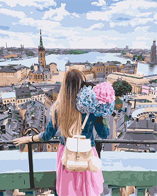 Porträt Malen nach Zahlen GX29260