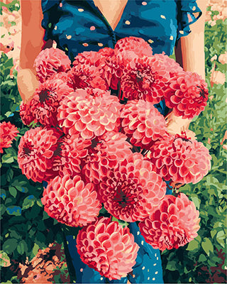 Blume Malen nach Zahlen GX29261