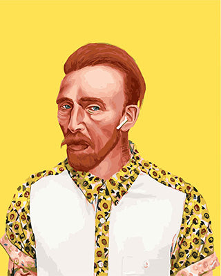 Porträt Malen nach Zahlen GX29266