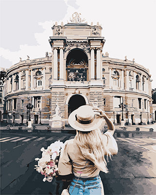 Porträt Malen nach Zahlen GX29293