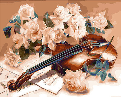 Blume Malen nach Zahlen GX29337