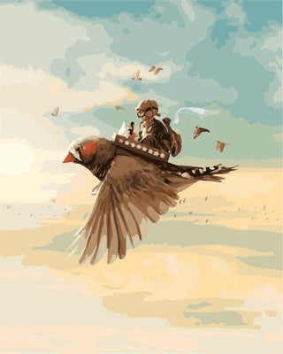 Vogel Malen nach Zahlen GX29358