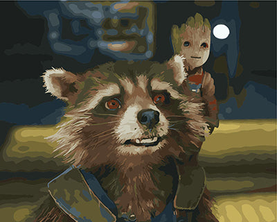 Movie Paint By Numbers Kits UK GX29395