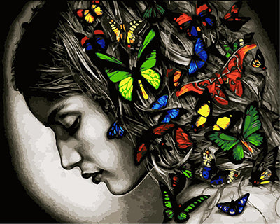 Porträt Malen nach Zahlen GX29406