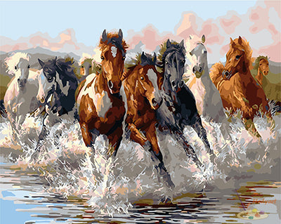 Tier Malen nach Zahlen GX29407