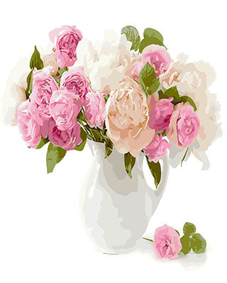 Blume Malen nach Zahlen GX29428