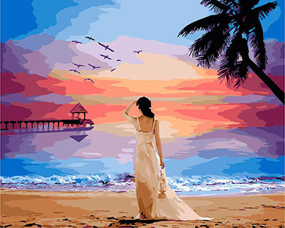 Porträt Malen nach Zahlen GX29454