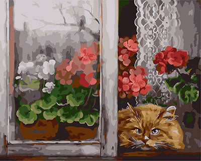 Blume Malen nach Zahlen GX29471