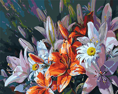 Blume Malen nach Zahlen GX29477