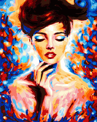 Porträt Malen nach Zahlen GX29504