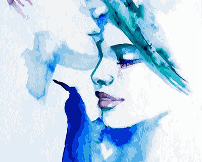 Porträt Malen nach Zahlen GX29508