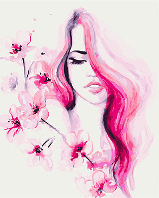 Porträt Malen nach Zahlen GX29512