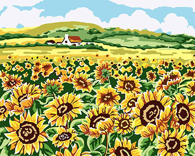 Blume Malen nach Zahlen GX29529
