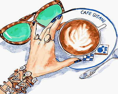 Cartoon Malen nach Zahlen GX29539