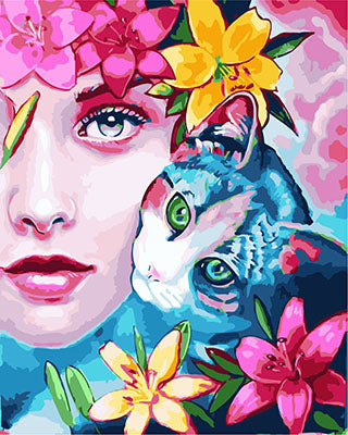 Porträt Malen nach Zahlen GX29549