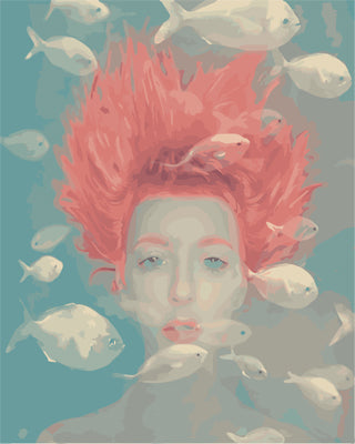 Porträt Malen nach Zahlen GX29589