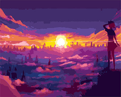 Landschaft Malen nach Zahlen GX29625