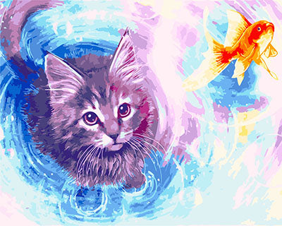 Hund & Katze Malen nach Zahlen GX29640