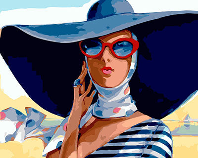 Porträt Malen nach Zahlen GX29721