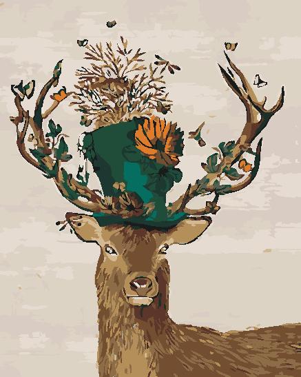 Tier Malen Nach Zahlen Für Erwachsene HW6231