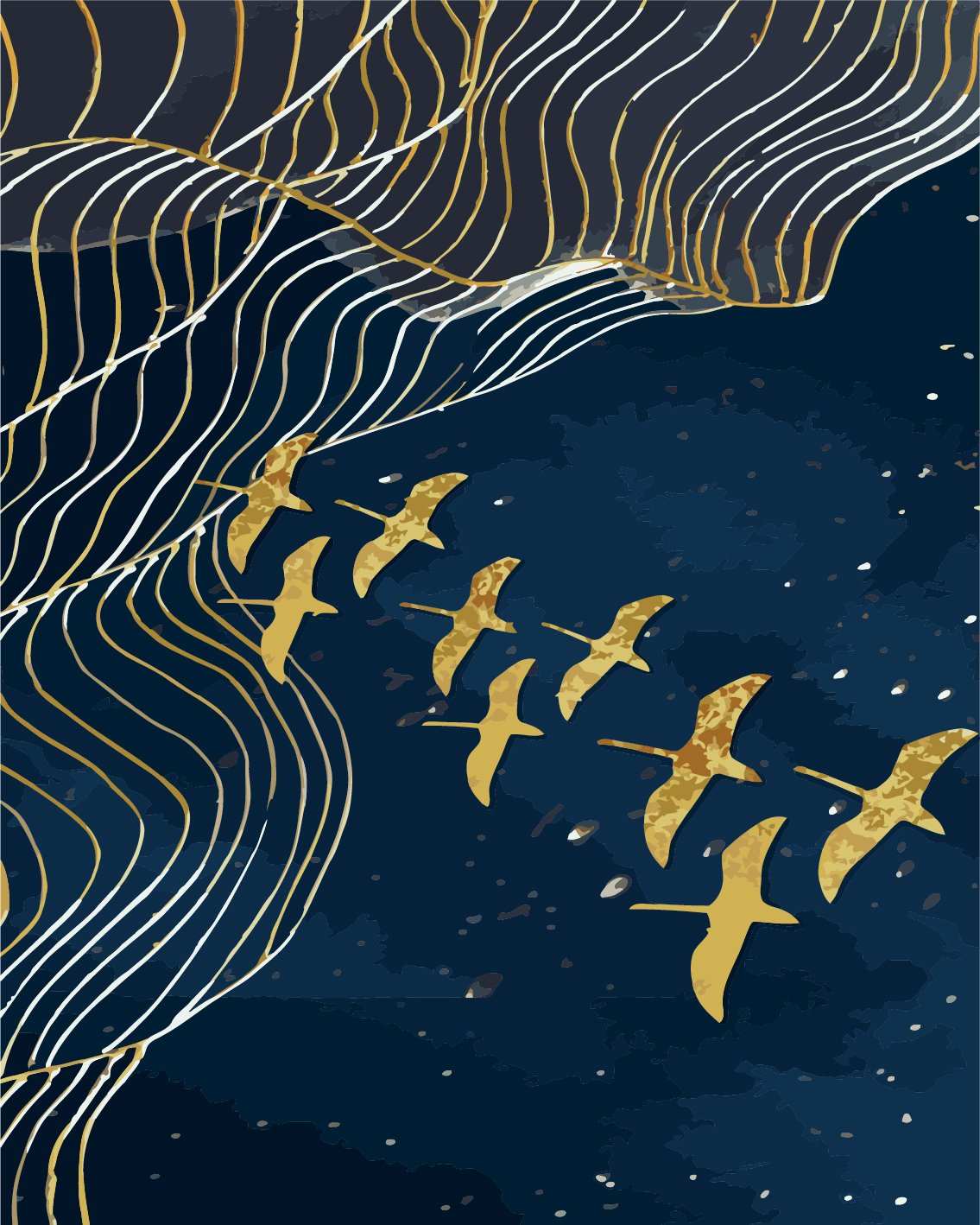 Beliebtes Muster Malen Nach Zahlen HW8203