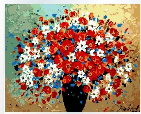 Blume Malen Nach Zahlen Für Erwachsene HW8211