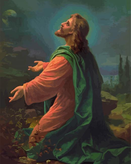 Porträt Malen nach Zahlen JUS5821