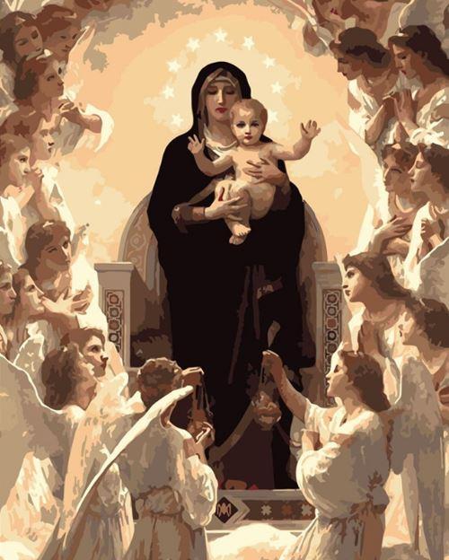 Porträt Malen nach Zahlen JUS5824