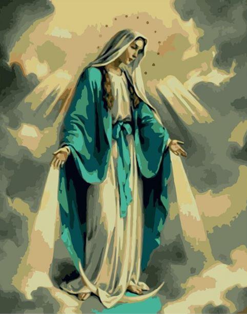 Porträt Malen nach Zahlen JUS5826