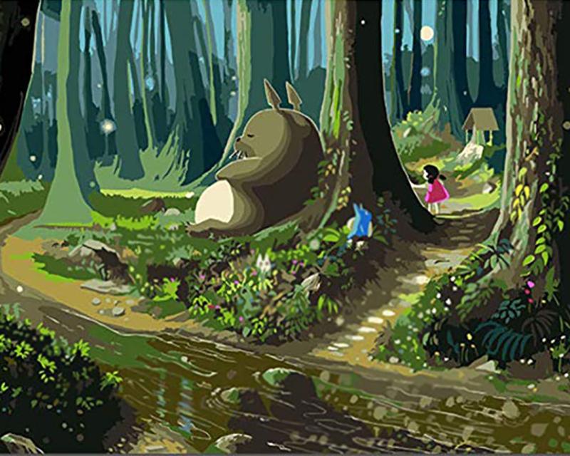 Baum Malen Nach Zahlen JW175