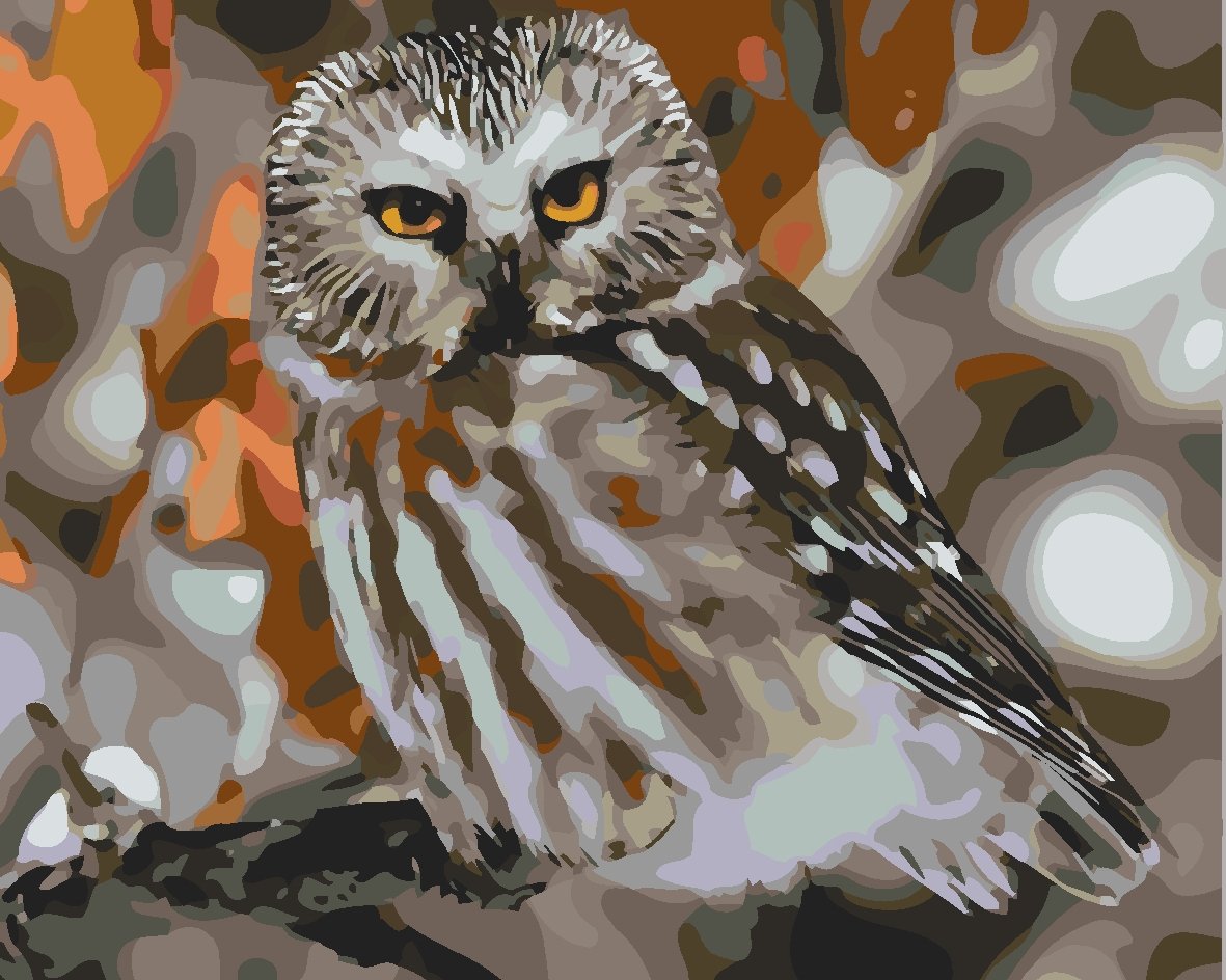 Tier Malen Nach Zahlen Für Erwachsene JW1850