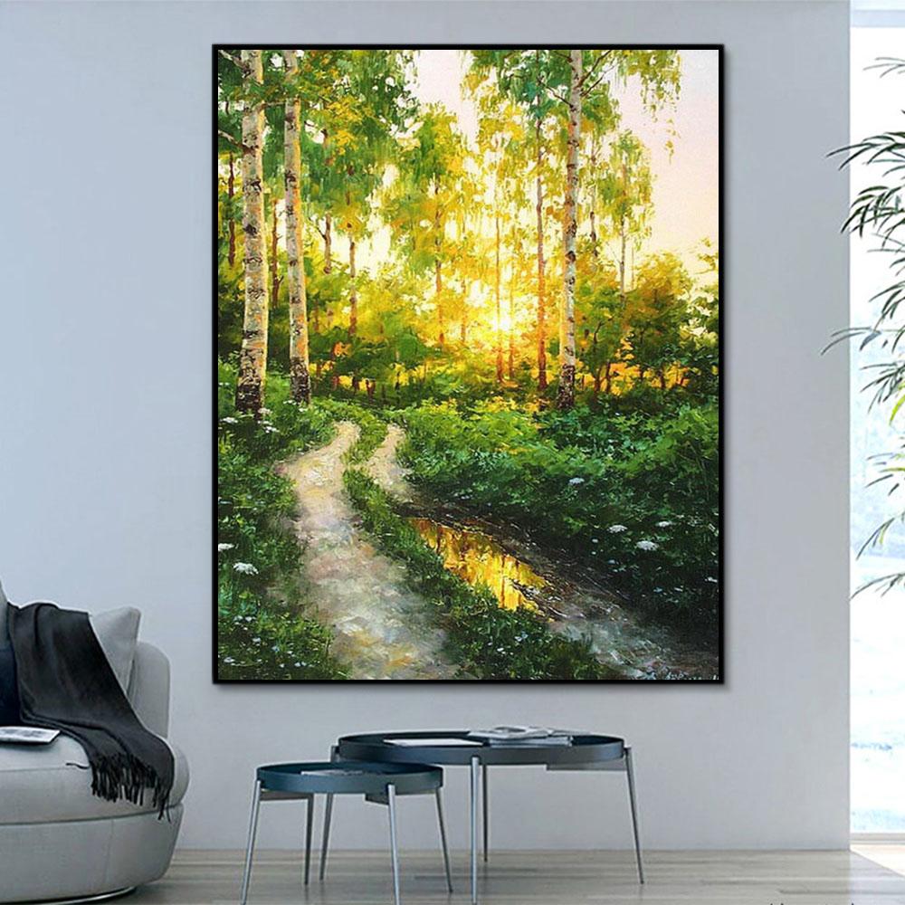 Natürlich Wald Malen Nach Zahlen Für Erwachsene OTG6039