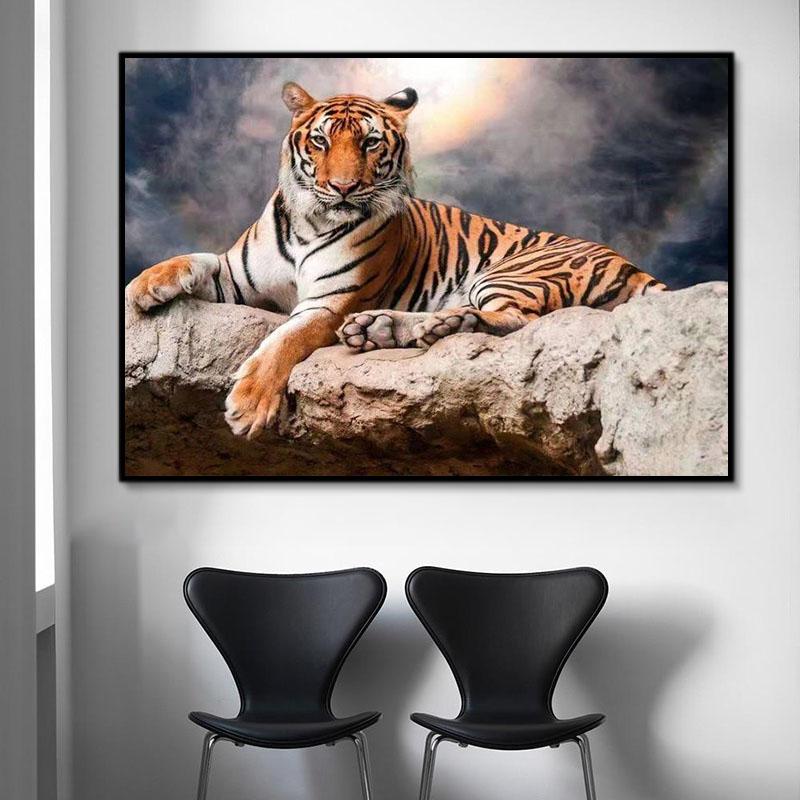 Tier Tiger Malen Nach Zahlen Für Erwachsene OTG6116