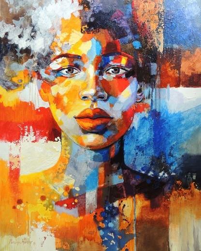 Porträt Malen nach Zahlen OTP3426