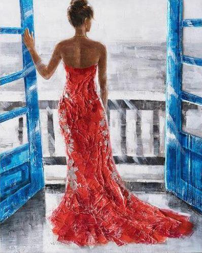 Porträt Malen nach Zahlen OTP3441