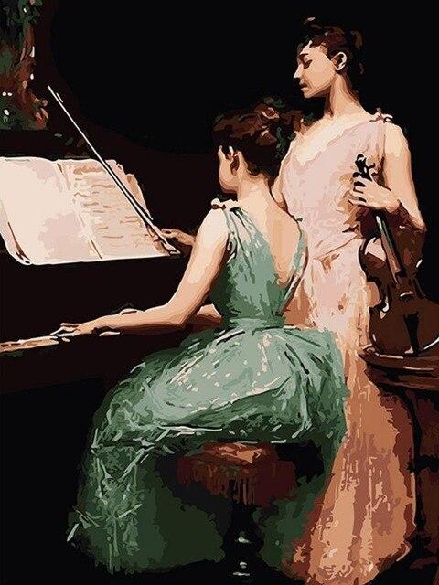 Porträt Malen nach Zahlen OTP3574