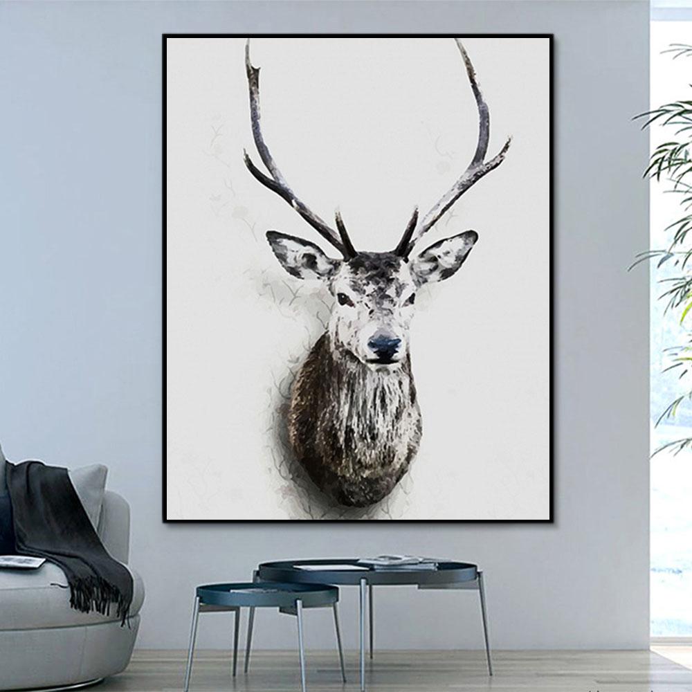 Tier Hirsch Malen Nach Zahlen Für Erwachsene PH9208