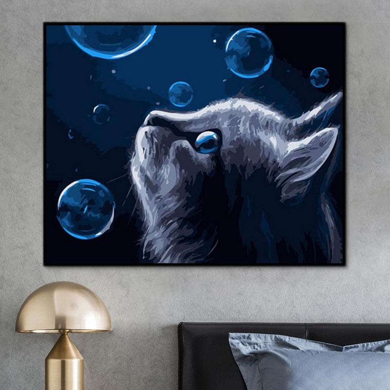 Hund & Katze Malen Nach Zahlen Für Kinder PH9274