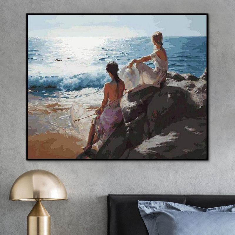 Porträt Frau Malen Nach Zahlen Für Erwachsene PH9281