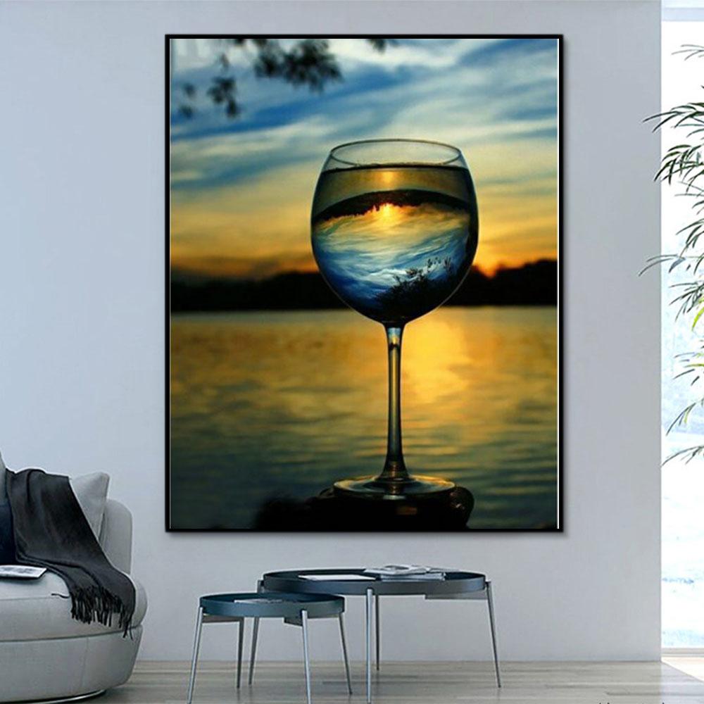 Landschaft See Malen Nach Zahlen Für Erwachsene PH9361