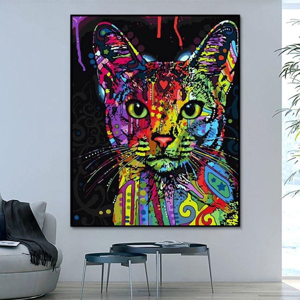 Hund & Katze Malen Nach Zahlen Für Kinder PH9386